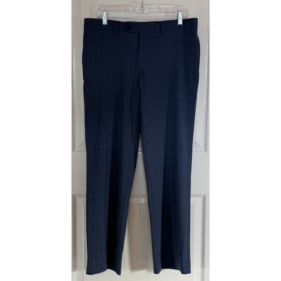 Ralph Lauren Dress Pants Men's 33x30 Regular Fit Stretch Navy Slacks - Picture 3 of 8